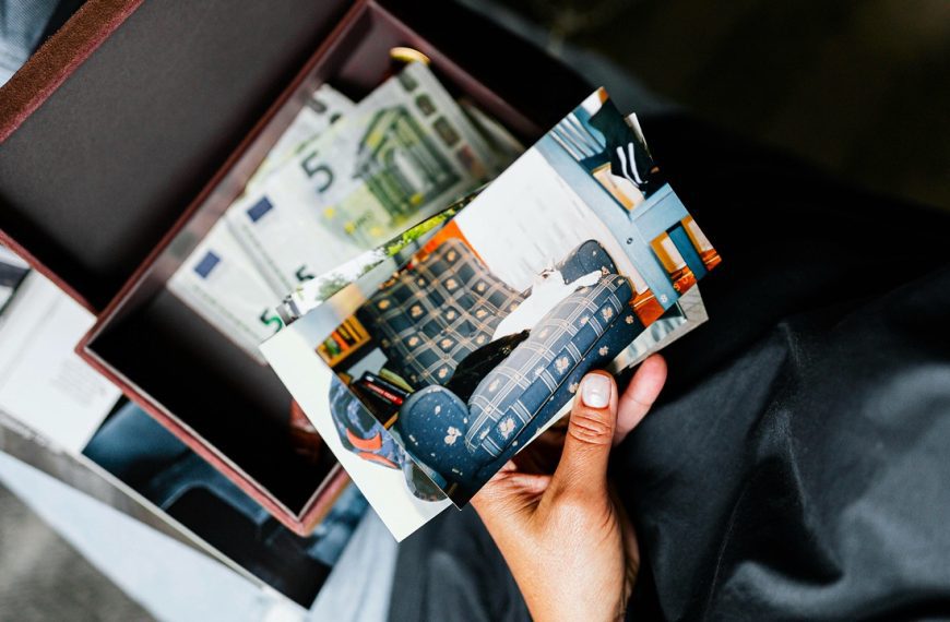 Keepsake box full of sentimental items