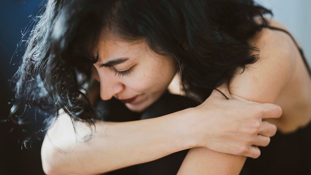 Stressed Depressed Woman