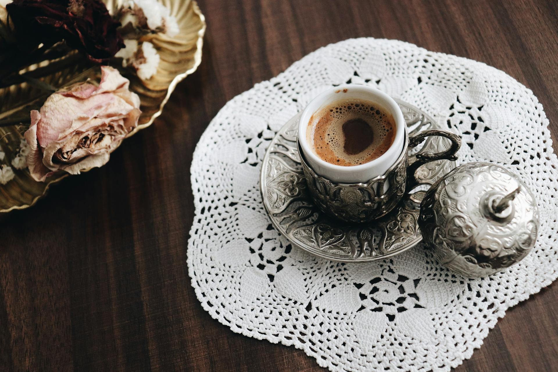 Antique Irish Crochet Lace Doilies