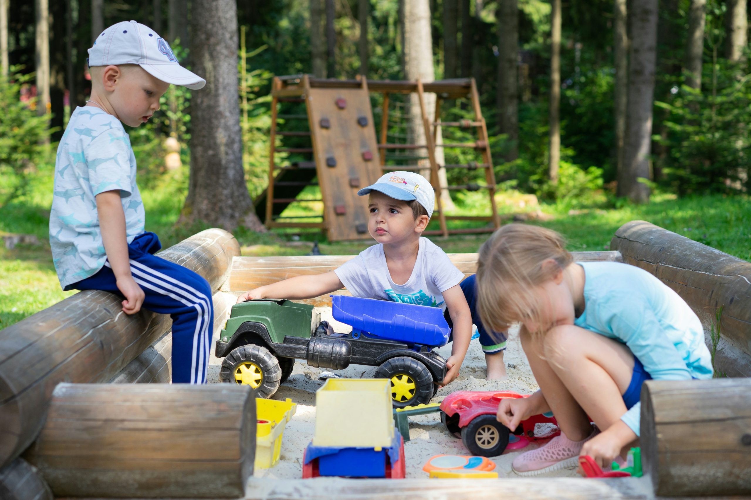 Childs on playground