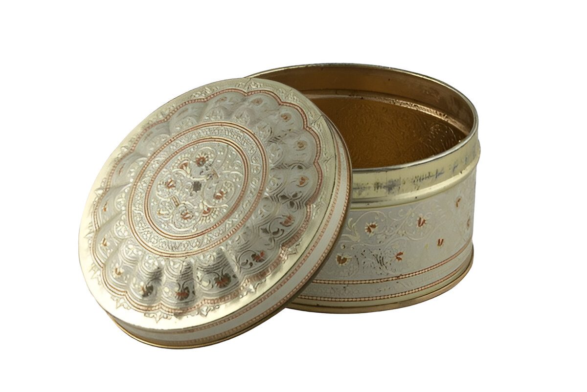 Old box for cookies - on white