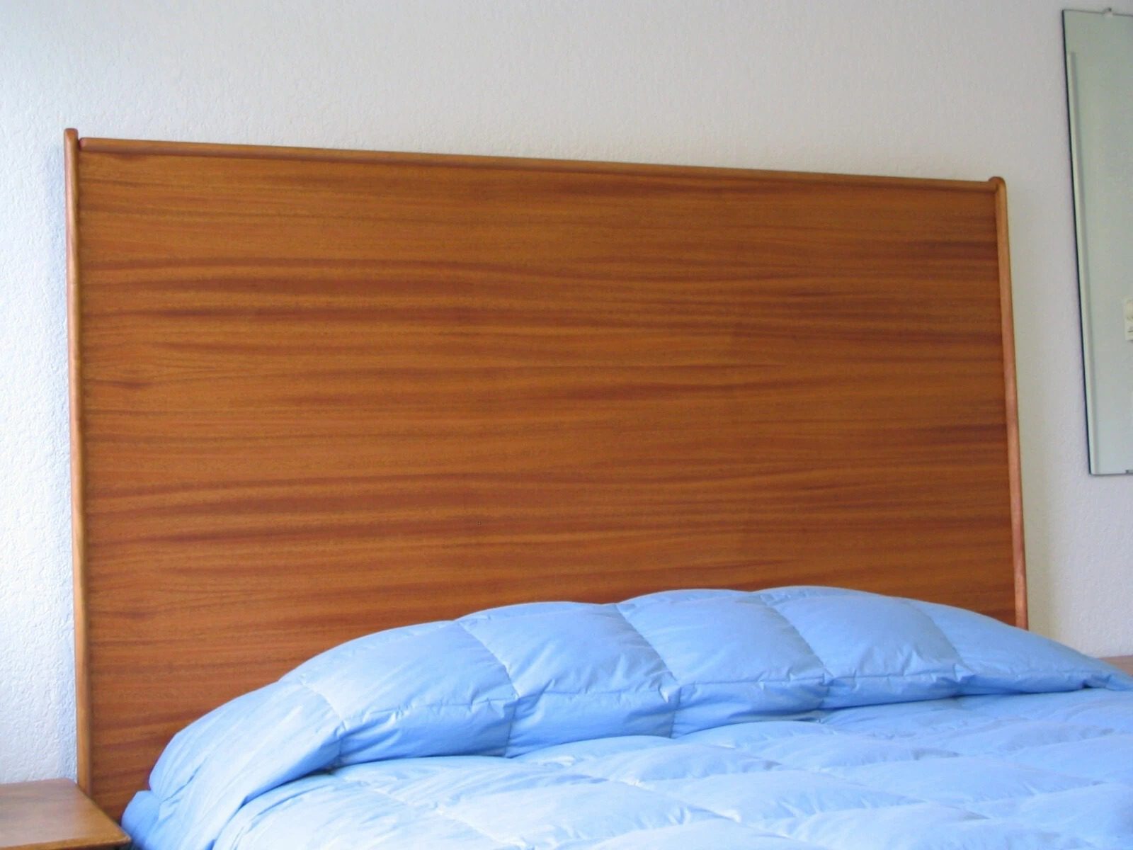 Headboard Mahogany Wood Scandinavian Sled Model