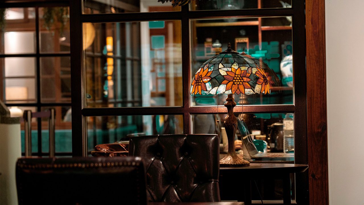 Tiffany Stained Glass Lamp