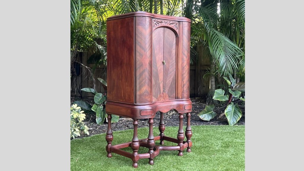 Jewelry Cabinet/Jewelry Armoire/Antique Armoire/Art Deco Cabinet/Storage