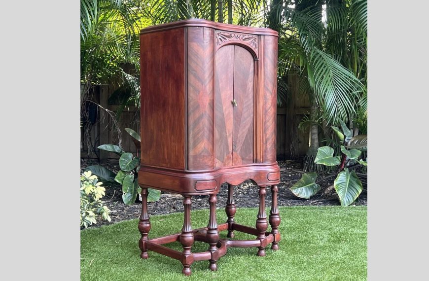 Jewelry Cabinet/Jewelry Armoire/Antique Armoire/Art Deco Cabinet/Storage