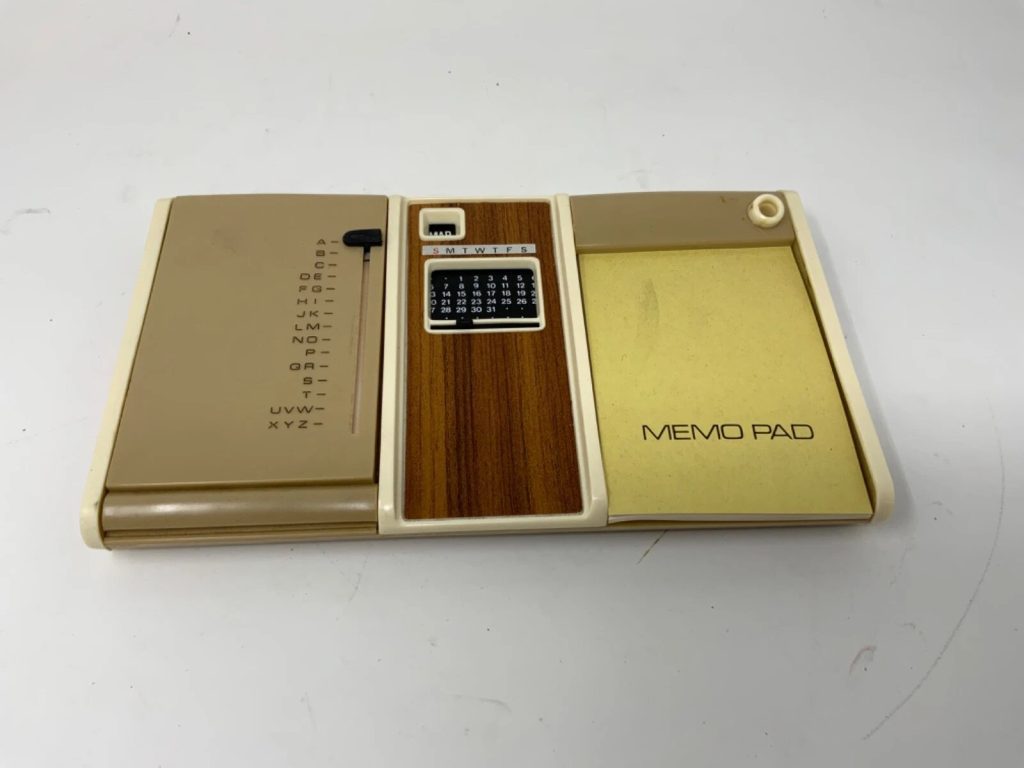 Vintage Multidex Telephone File Organizer With Memo Pad New Free Shipping