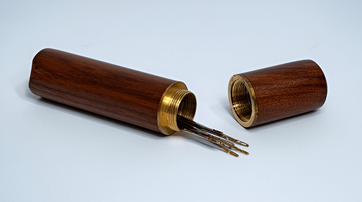 Old Fashioned Needle Cases