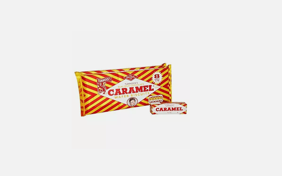 Chocolate Caramel Wafers
