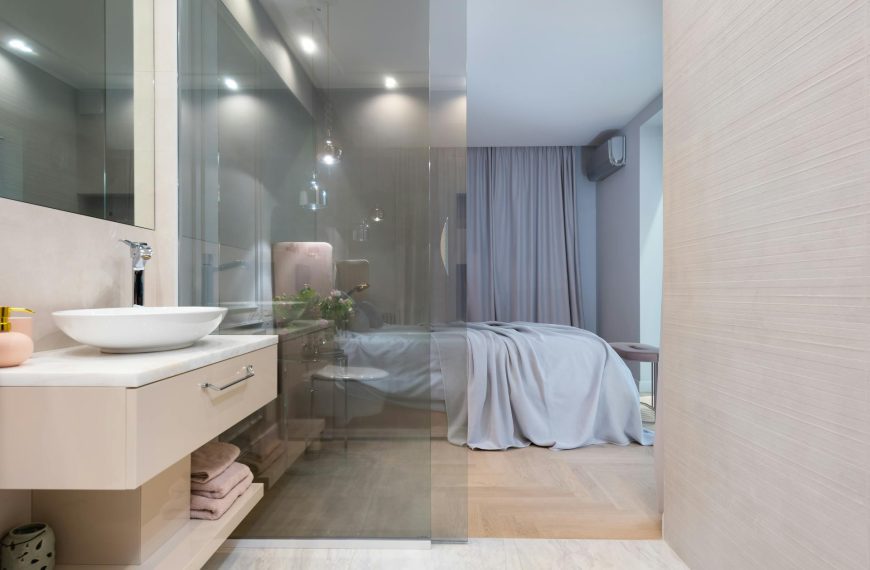 glass panels to partitions wall