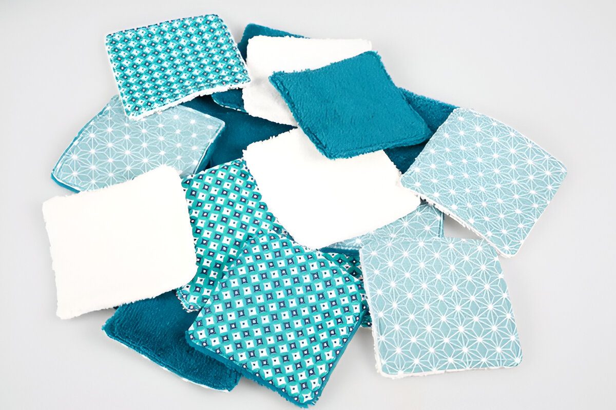 reusable washable wipes cosmetic pads for facial cleansing cosmetic pad DIY washable knitted makeup remover