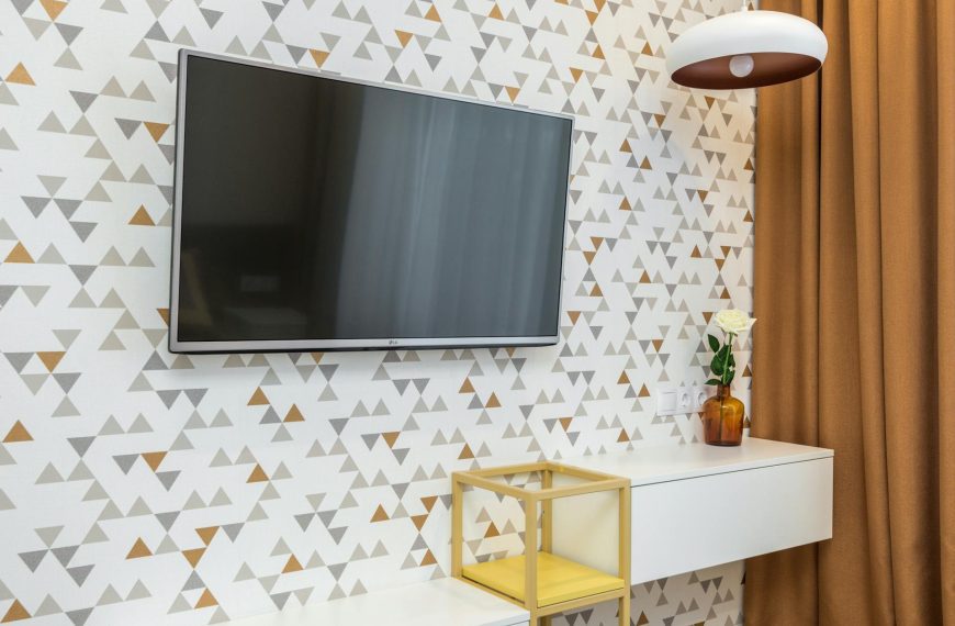 tv on wall