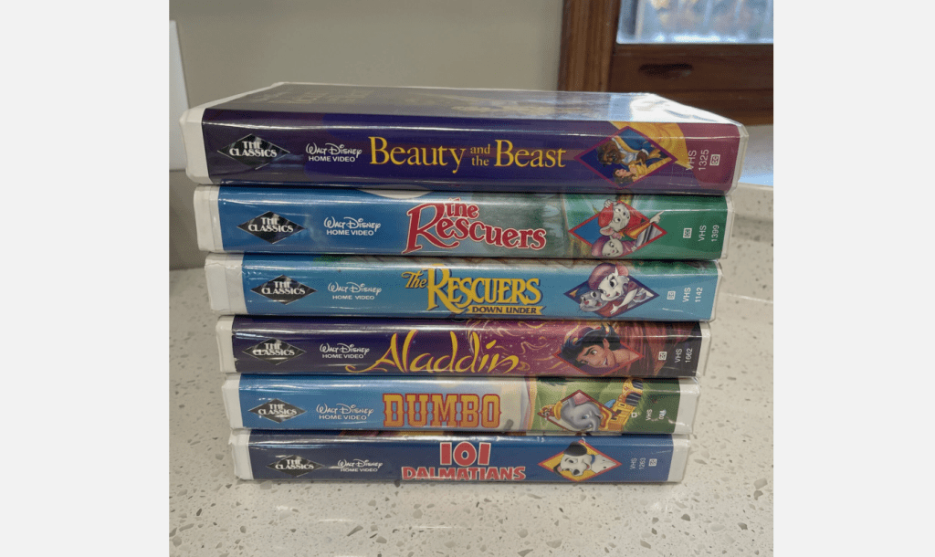Disney Black Diamond VHS Tapes
