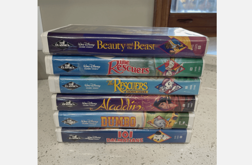 Disney Black Diamond VHS Tapes