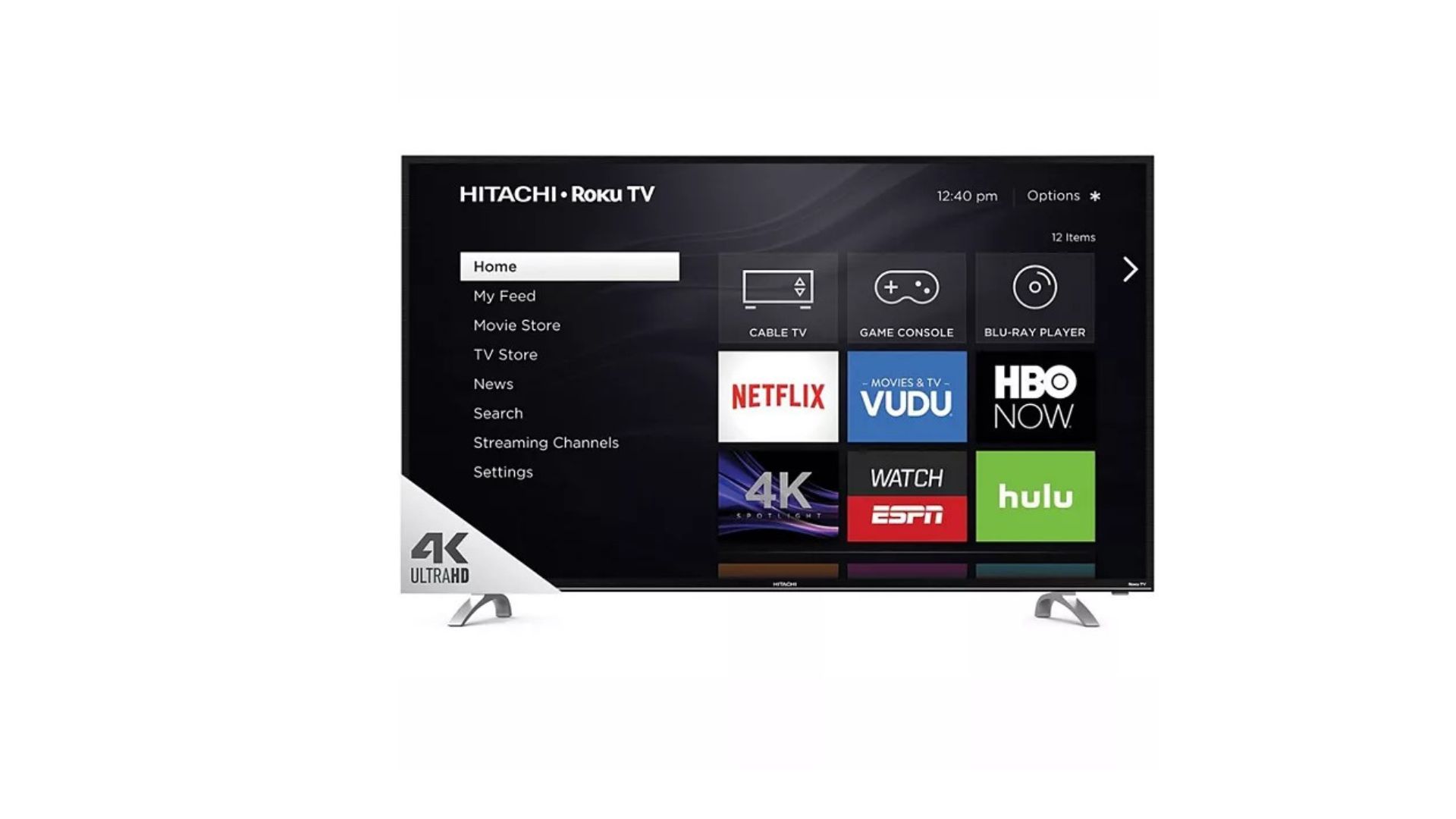 Hitachi 58" Class 4K UHD Roku Smart LED TV