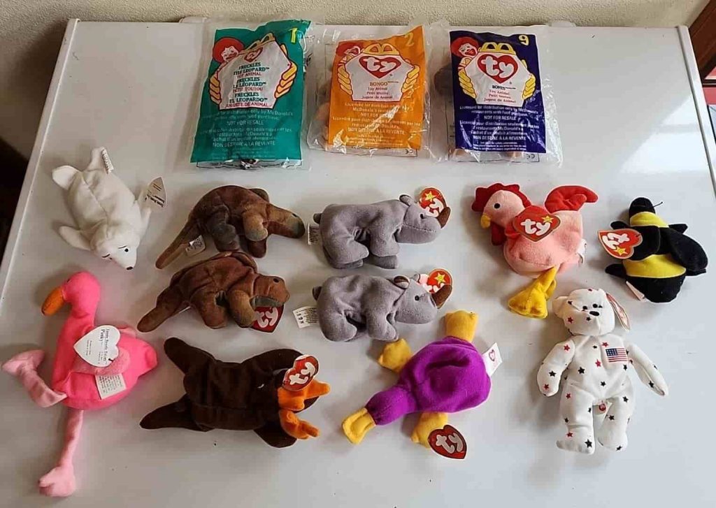 McDonald's 1990s Teenie Beanie Babies