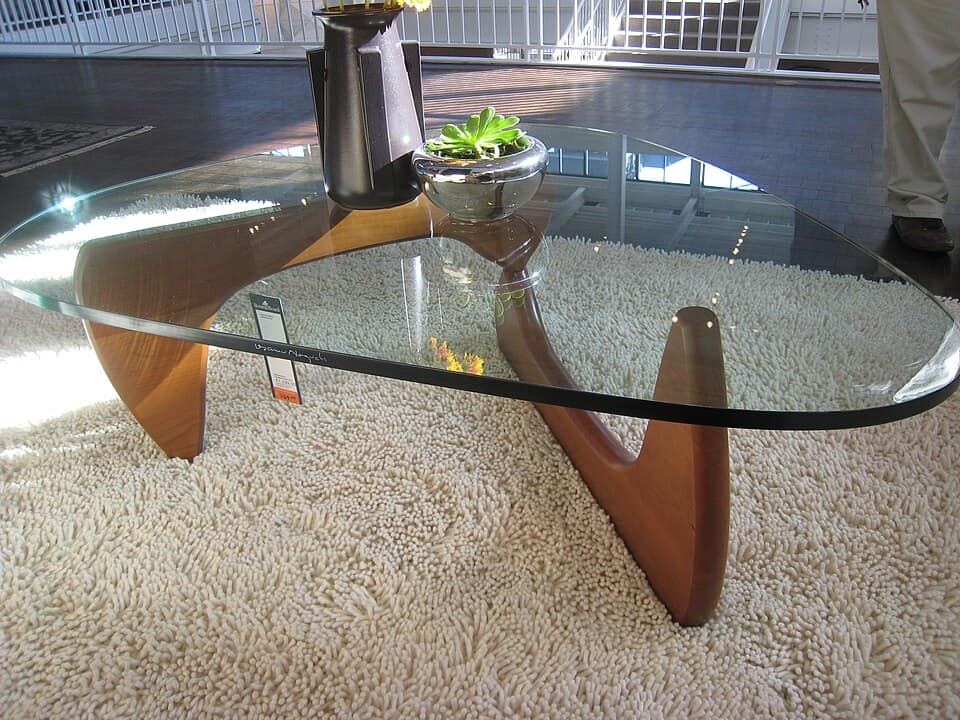 Noguchi Coffee Table at Room & Board in walnut. By Herman Miller. Noguchi coffee table