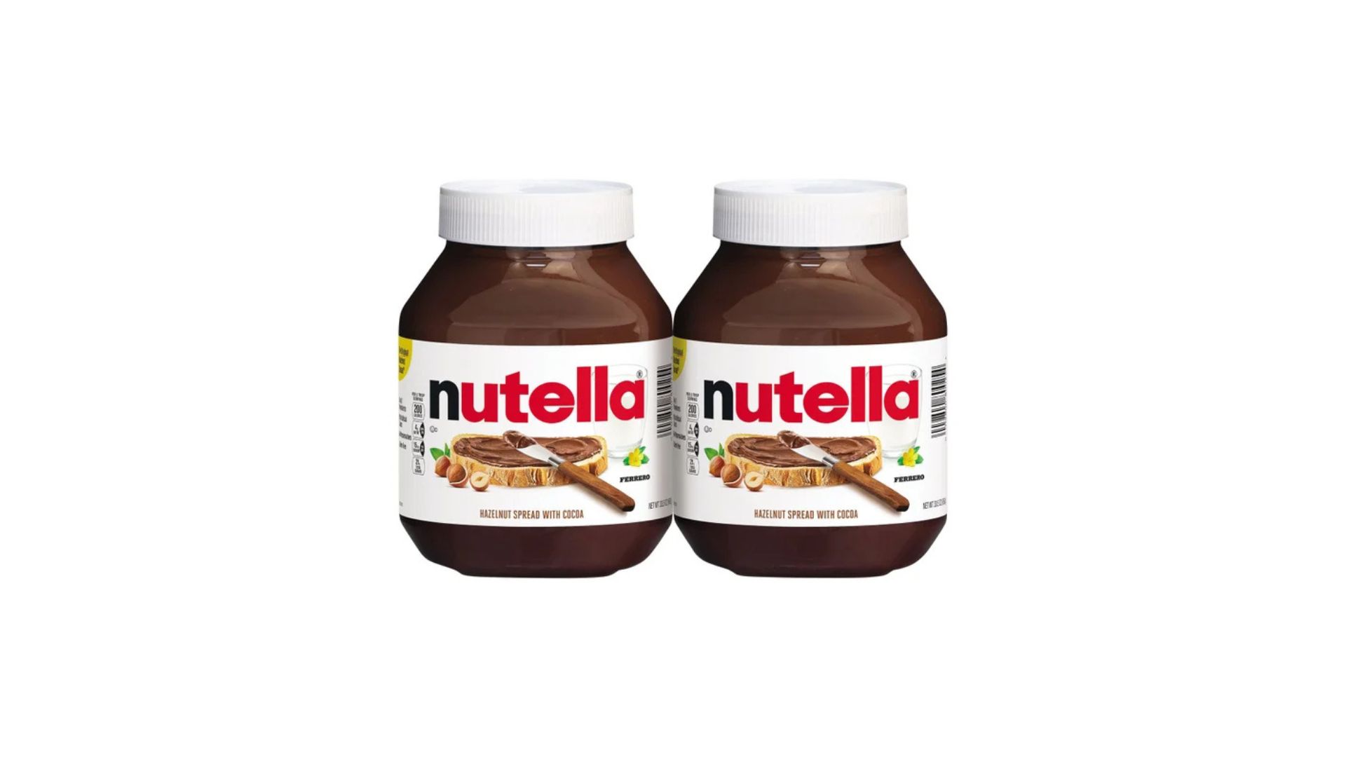 Nutella Hazelnut Spread with Cocoa, 33.5 oz, 2-count