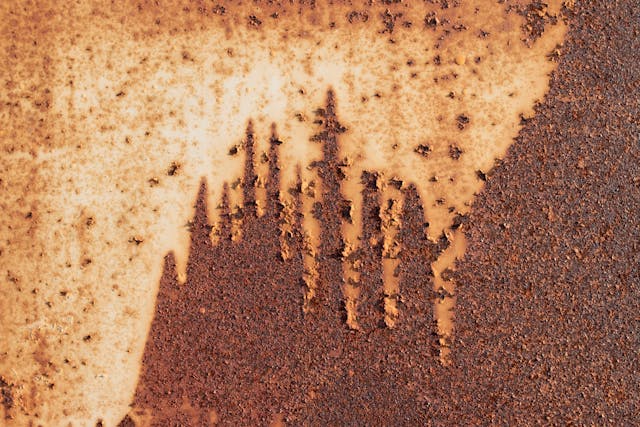 Rusty Metal Sheets into Wall Art