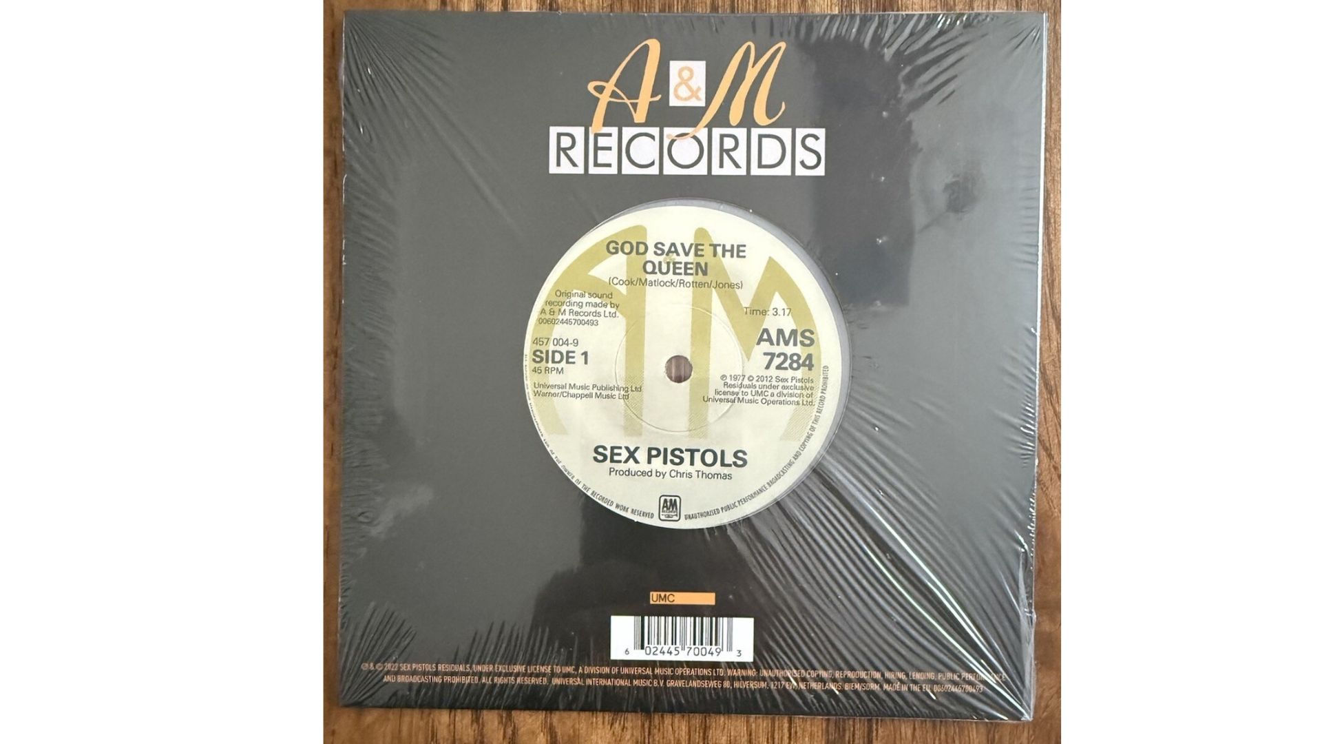 Sex Pistols - God Save The Queen (A&M Pressing)