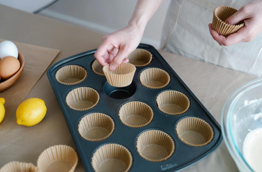 Female Hands Preparing Tray for Cooking