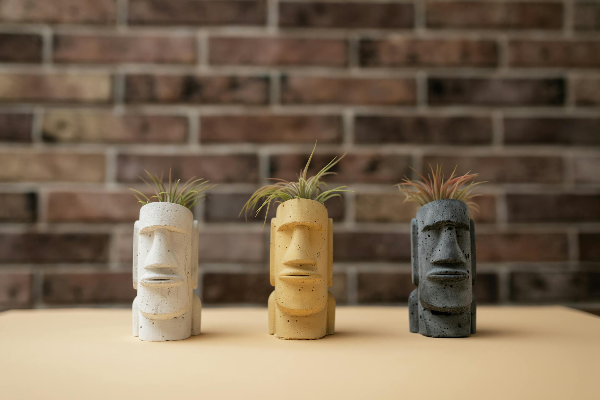 Moai Flower Pots