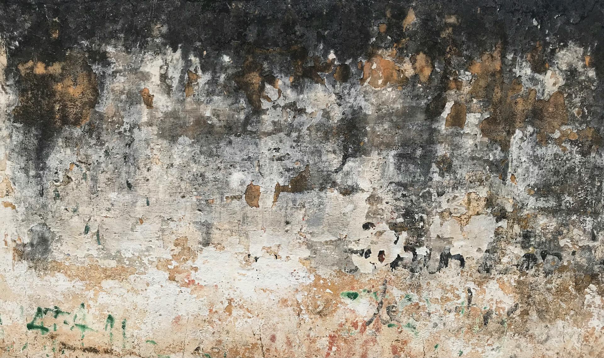 Close up of Damaged Wall