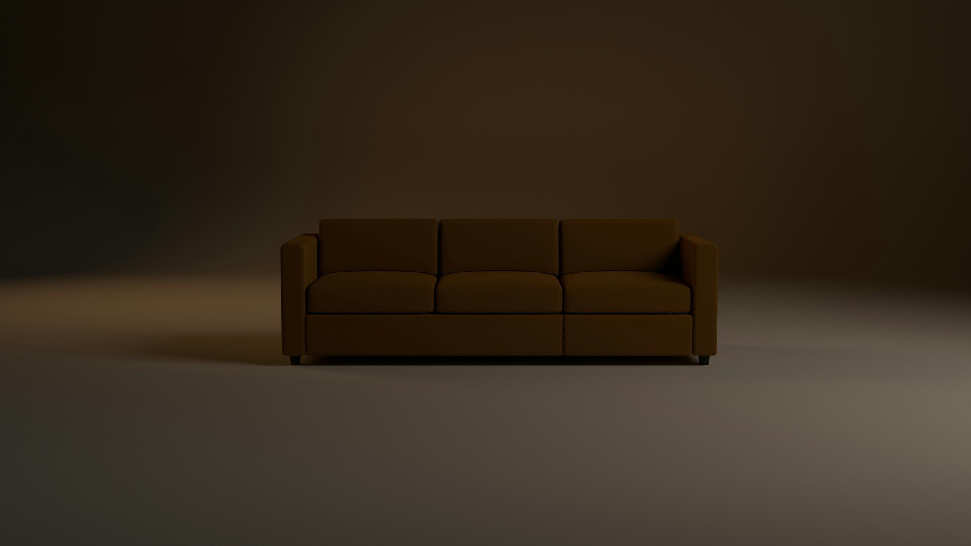a-brown-couch-sitting-in-the-middle-of-a-room