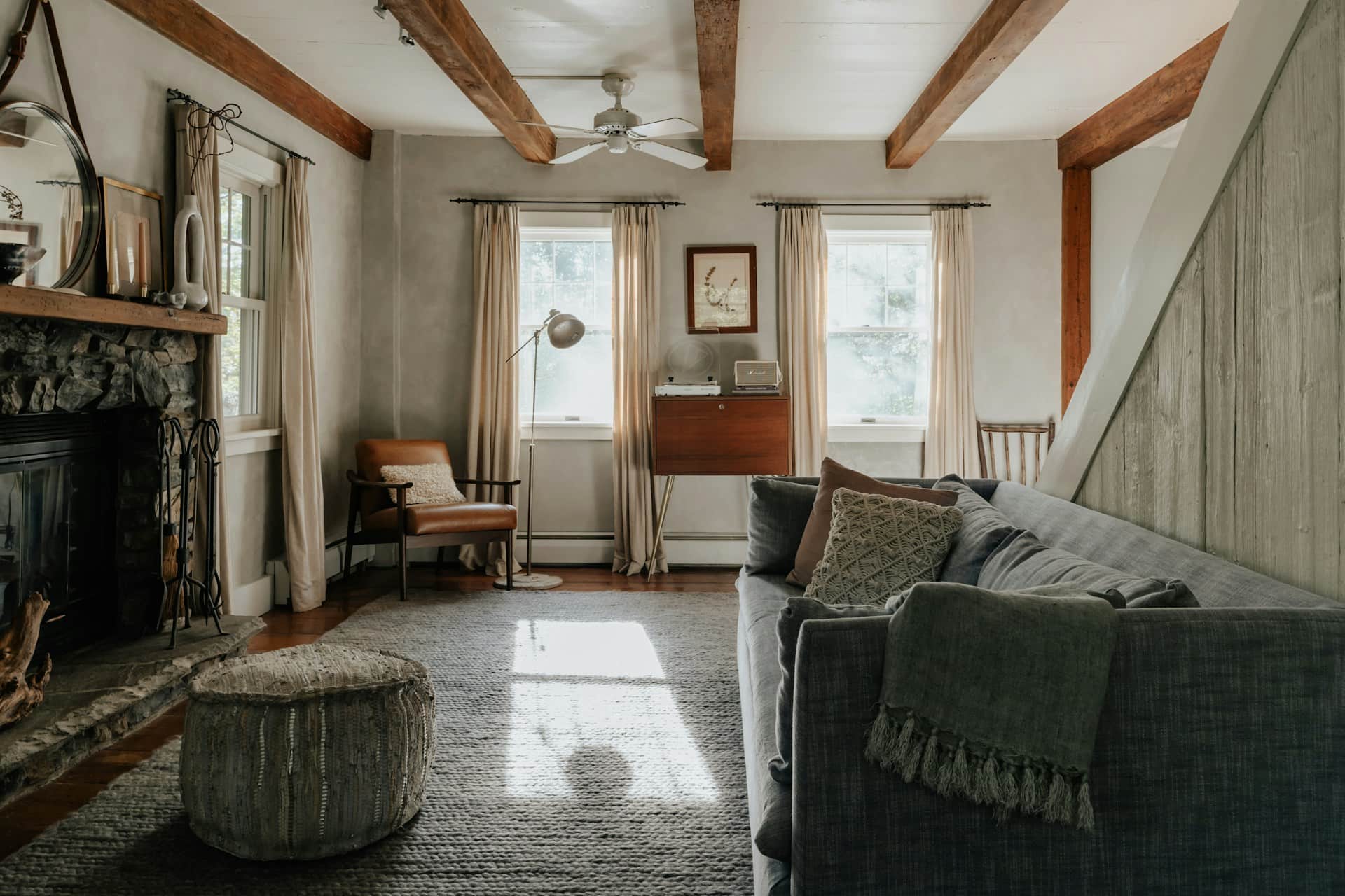 Neutral tone living room