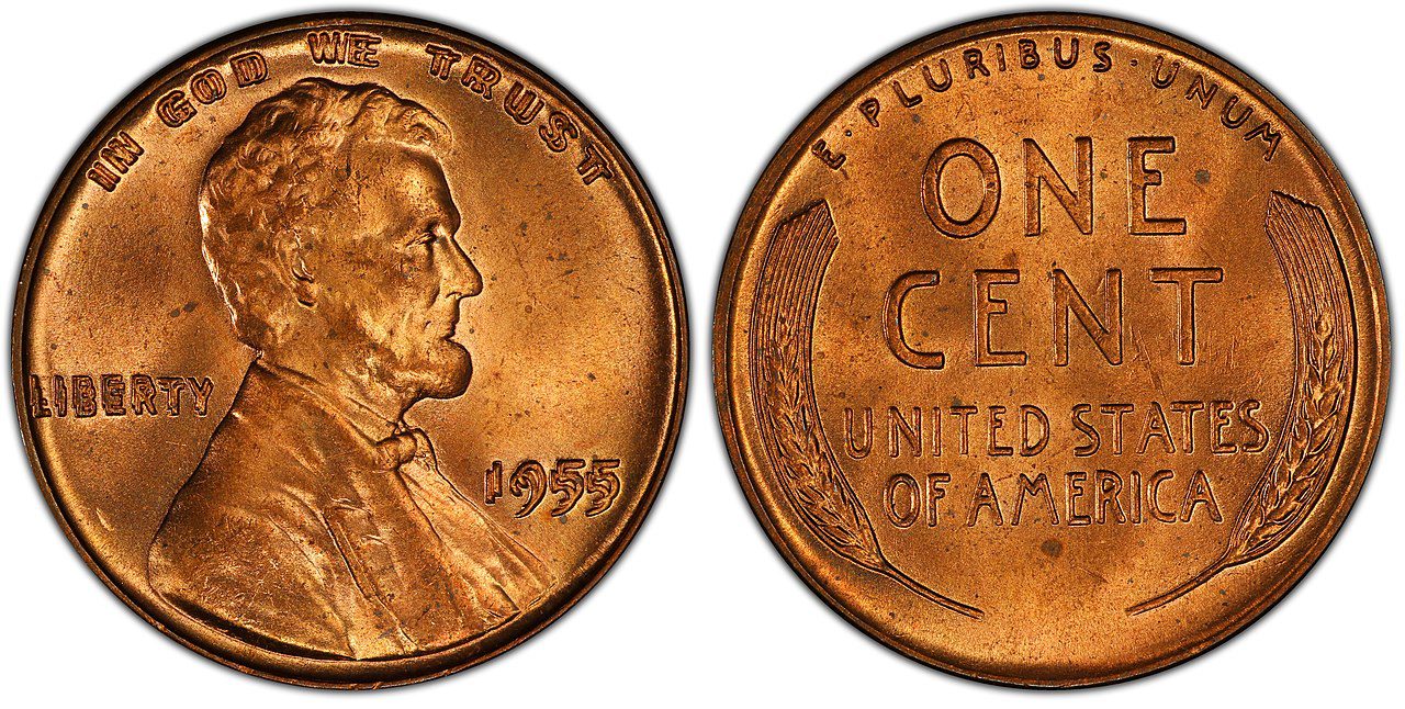 1955 Double Die Wheat Penny