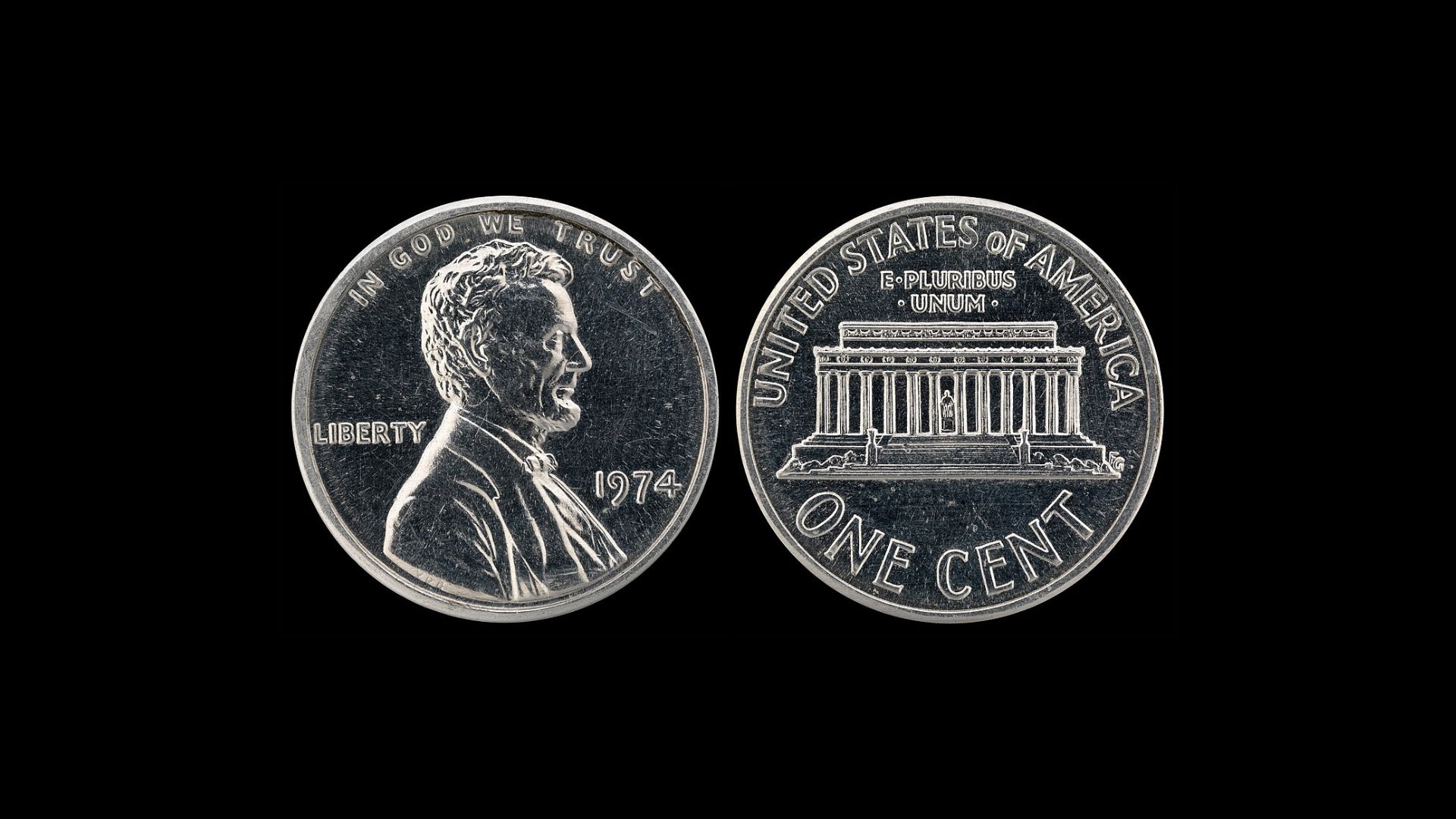 US One cent (1974) Aluminum (Judd J2151/Pollock P2084)