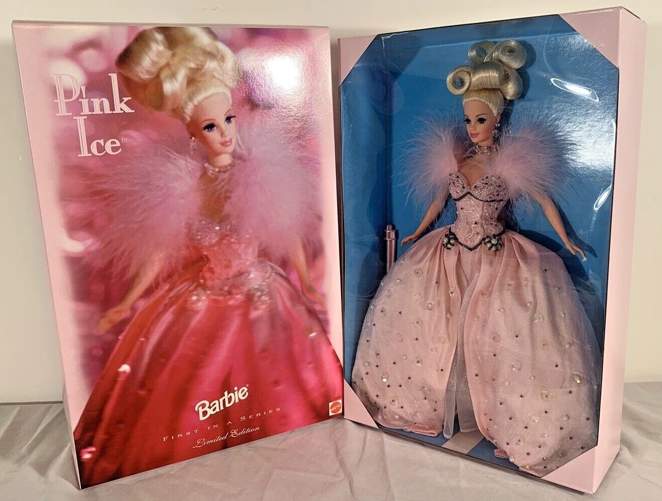 1996 Mattel 15141 BARBIE Doll PINK ICE First in a Series Limited Edition MIB