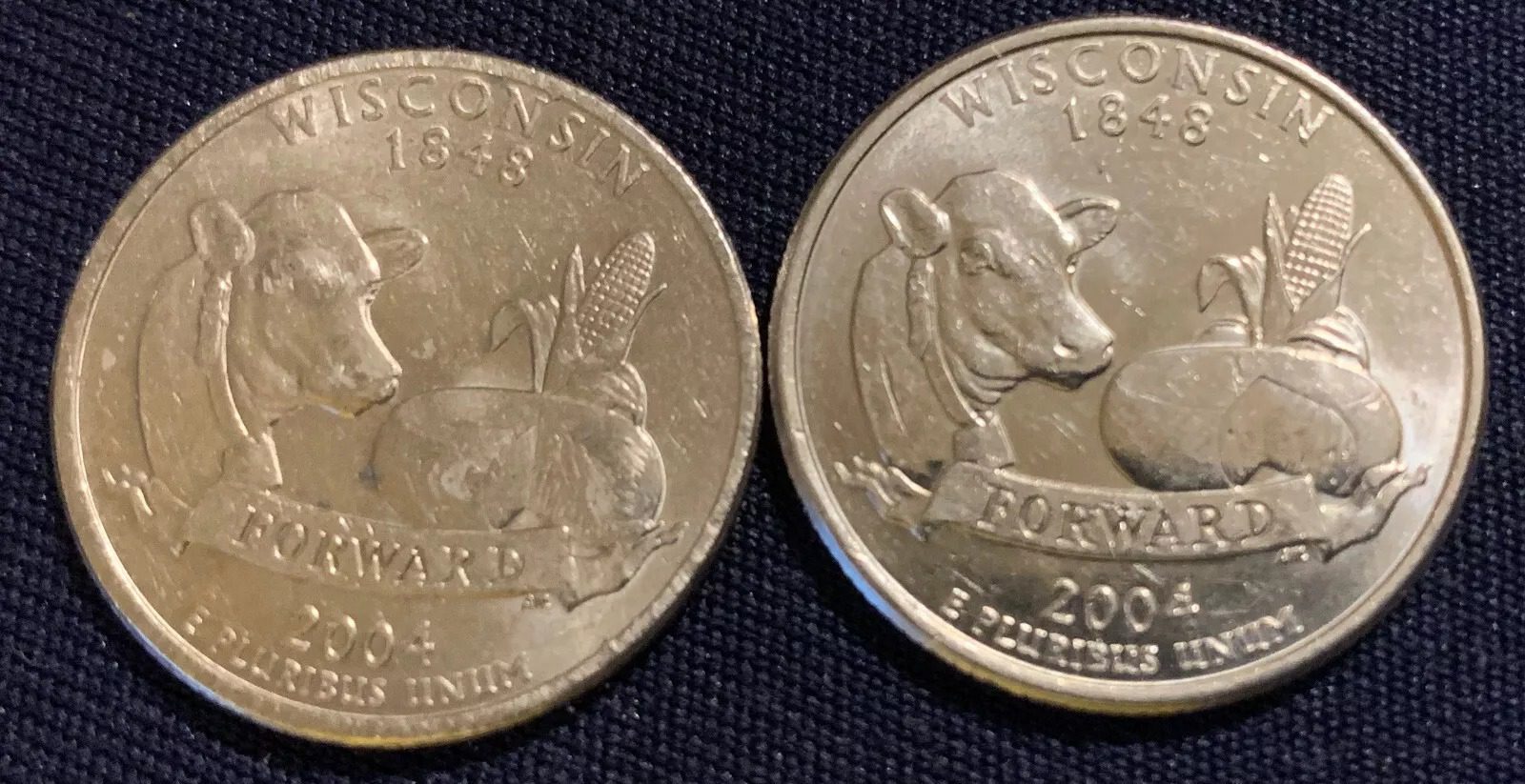 2004-D Wisconsin Extra Leaf Low Quarter