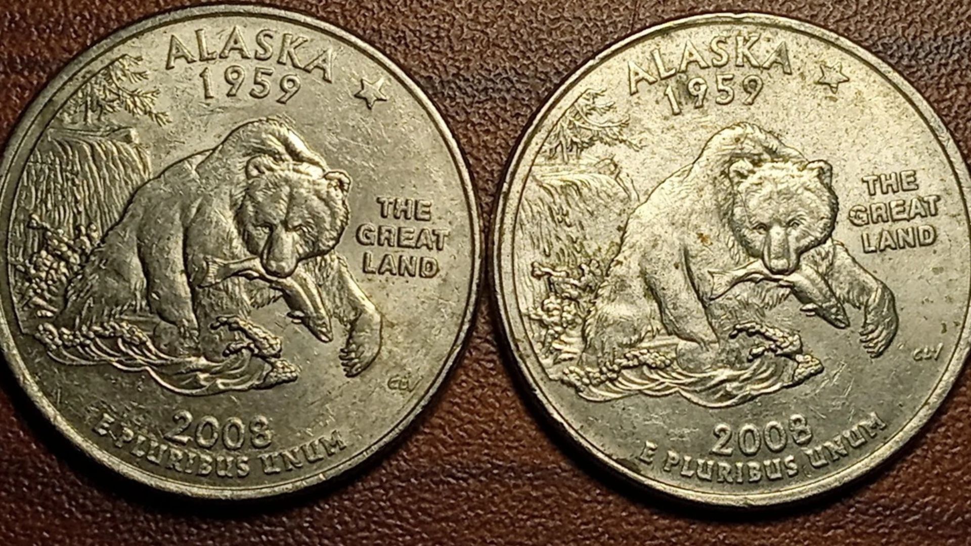 2008 Alaska Extra Claw Quarter