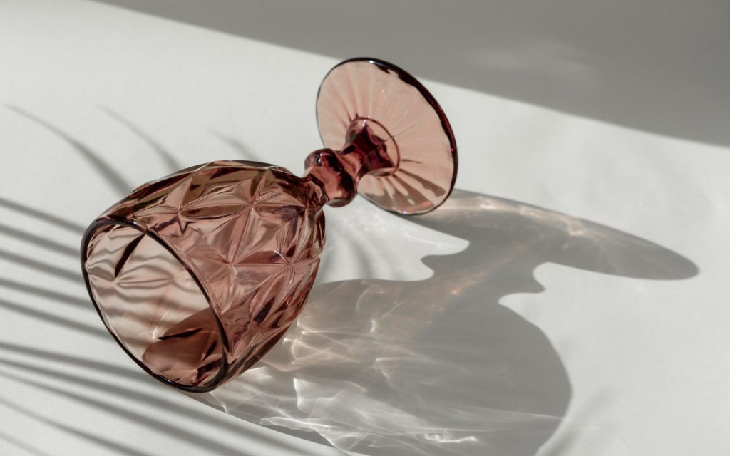 Amethyst depression glass