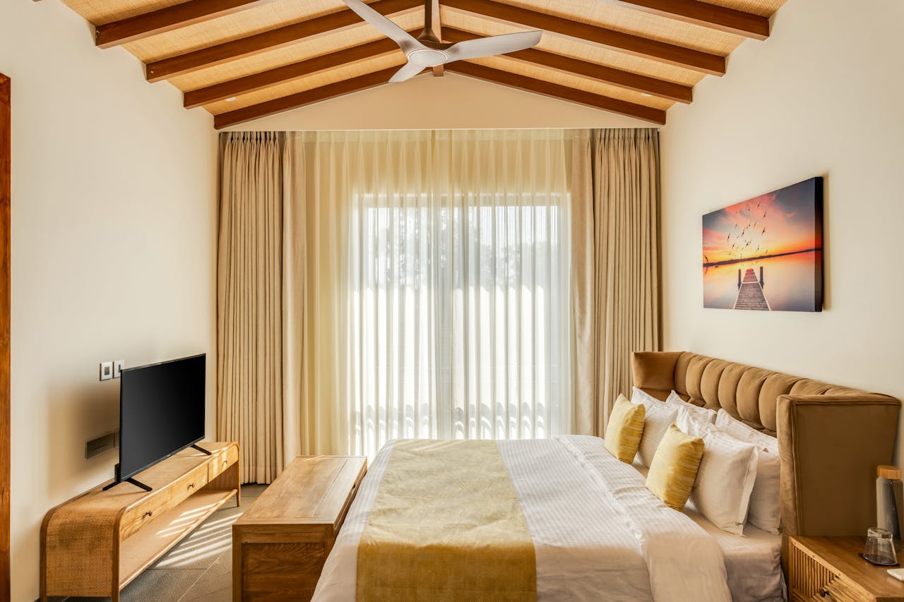 Luxurious Modern Villa Bedroom in Goa, India