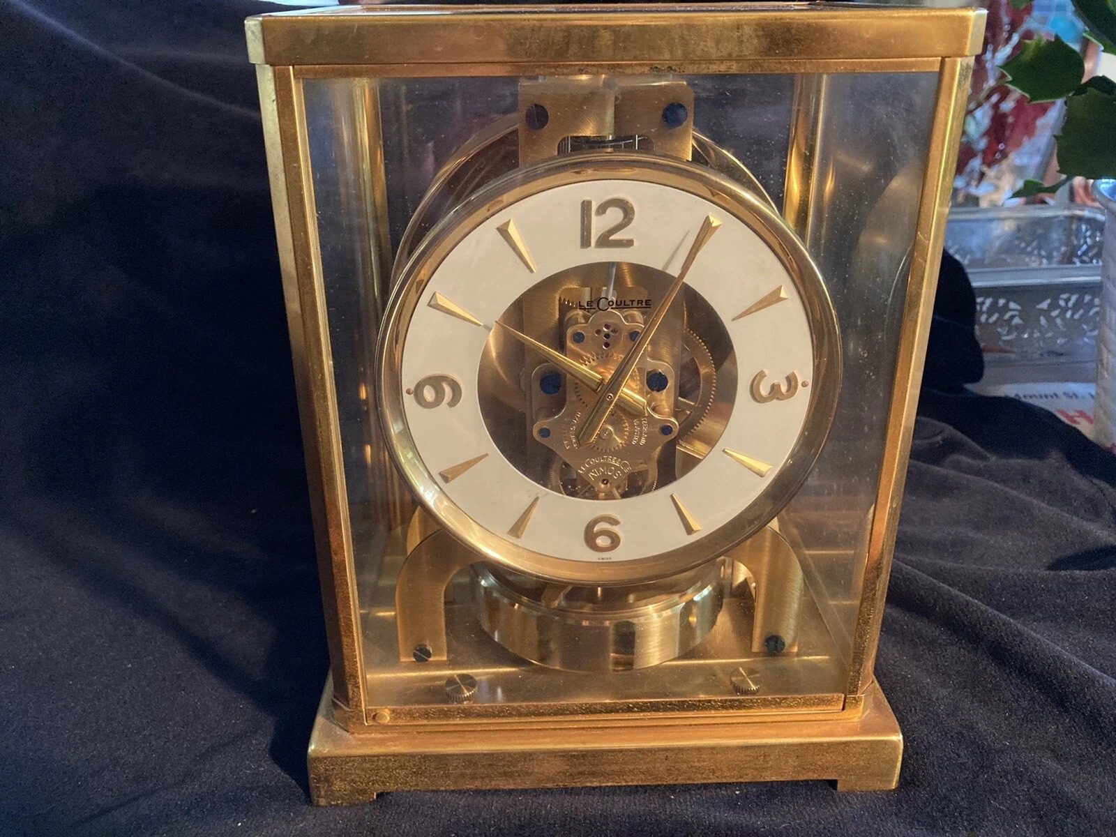 1950s LeCoultre ATMOS clock 526-5 in good working condition with box