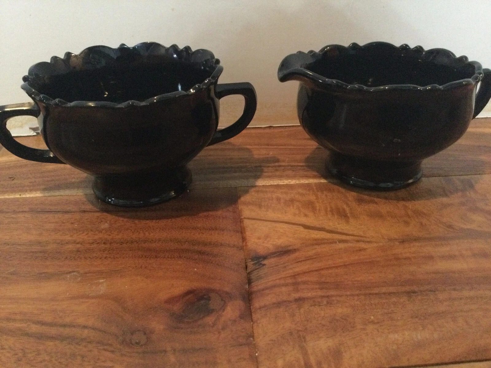 Black depression glass