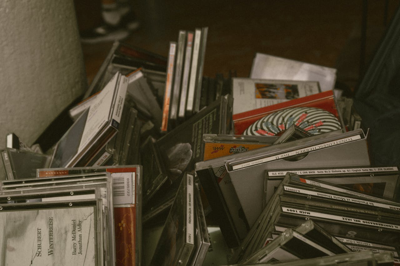 Messy Heap of CDs