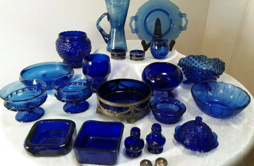 Vintage Cobalt Blue Depression Glass Collection SOLD SEPARATELY