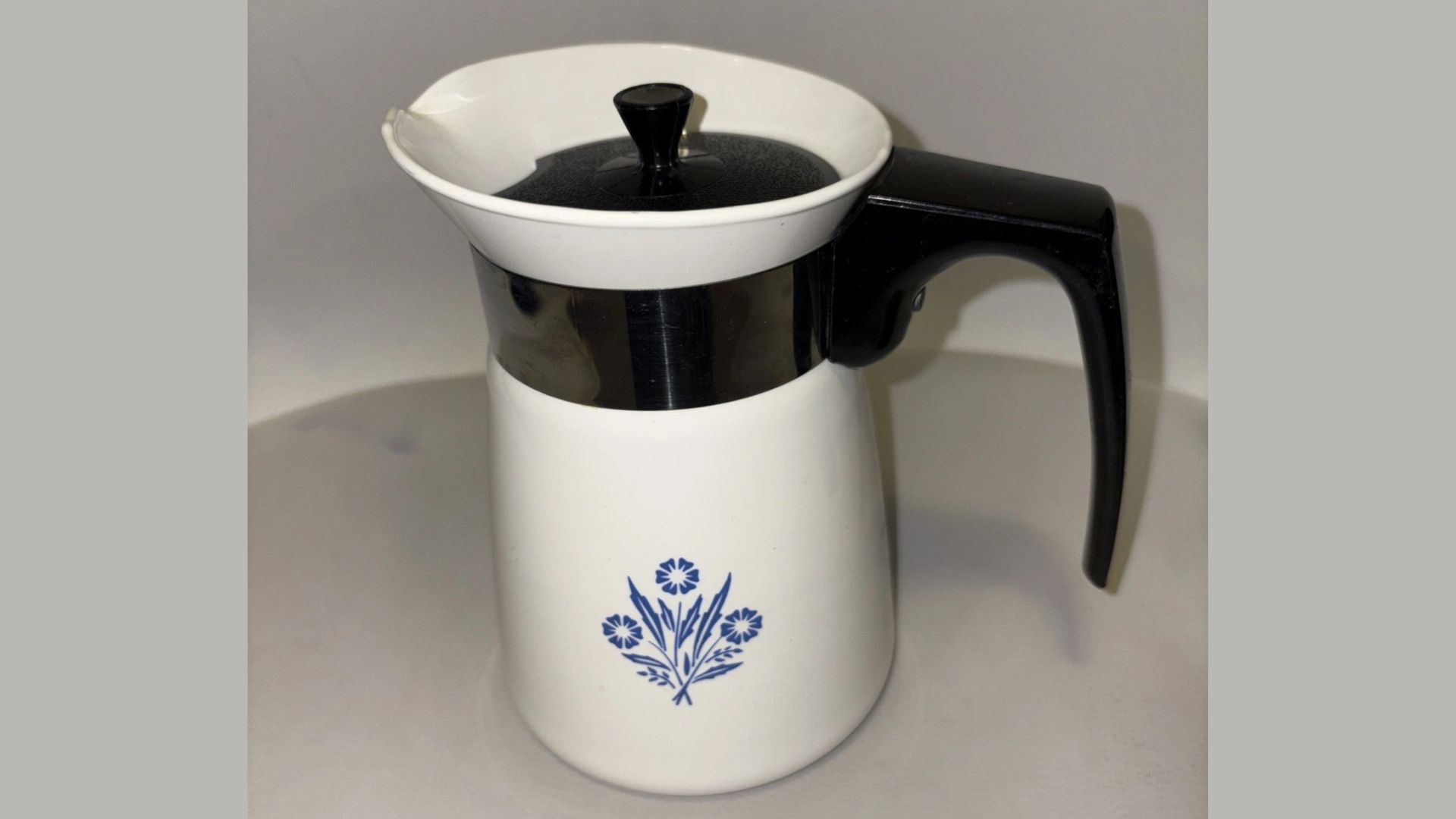Cornflower Blue Percolator corning ware