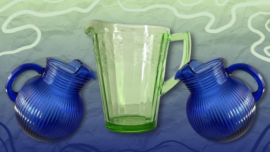 Depression Glass Pitchers