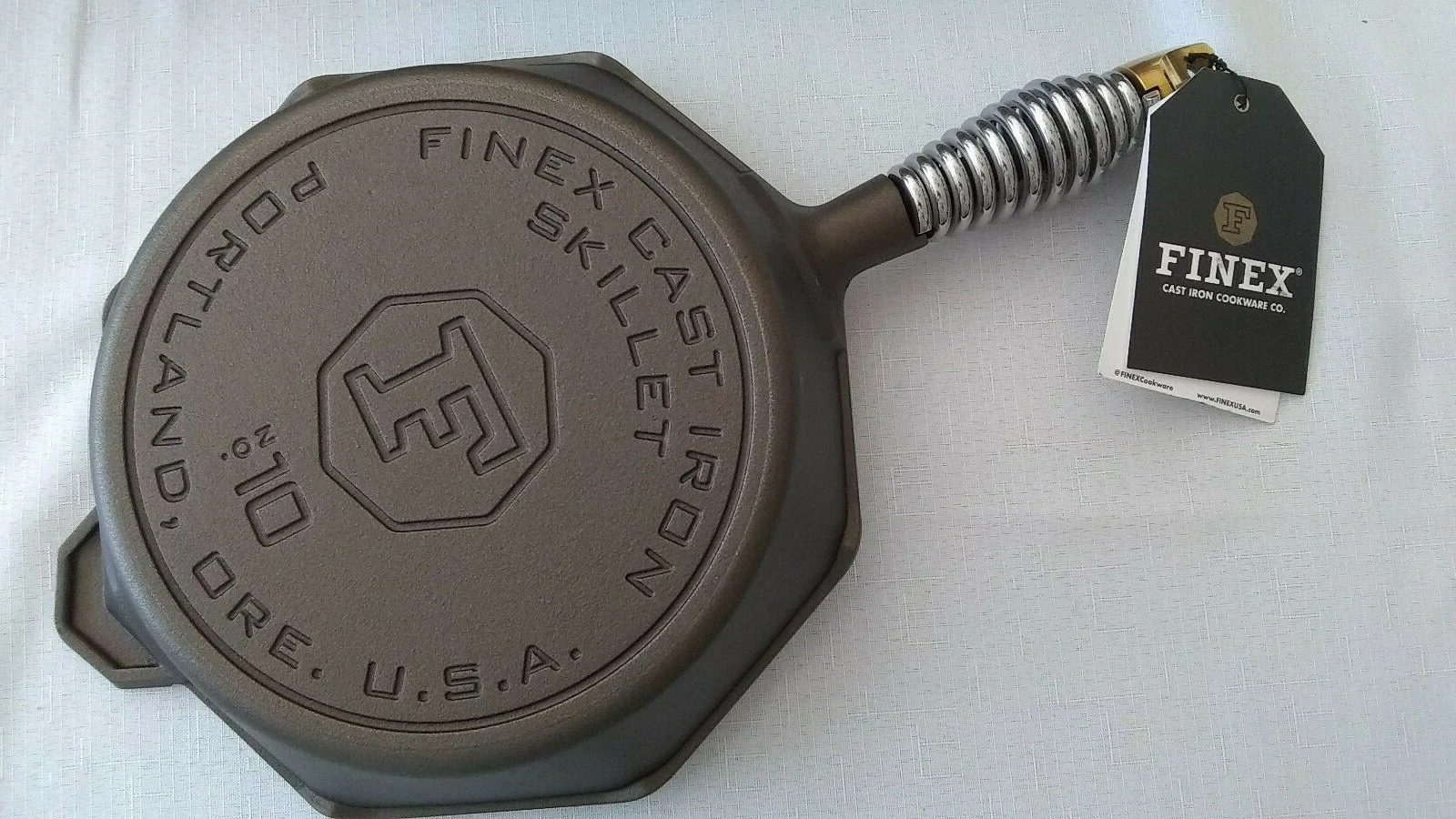 FINEX Seasoned Cast Iron 10 Inch Skillet * NEW *
