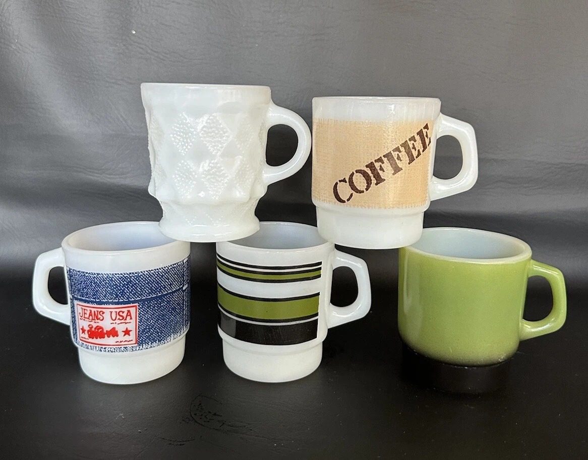 Fire-King Anchor Hocking Mugs