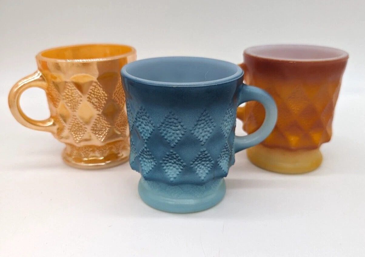 Fire-King Kimberly Mugs