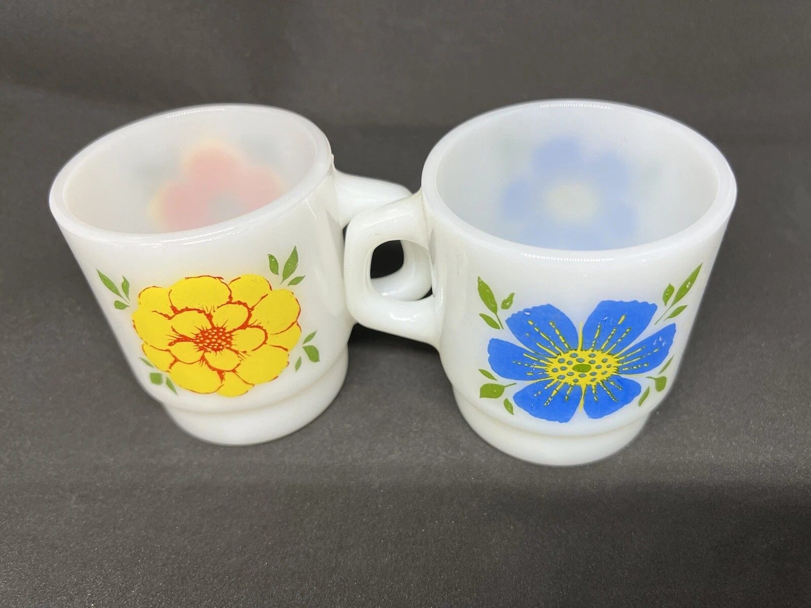 Fire-King Stackable Mugs