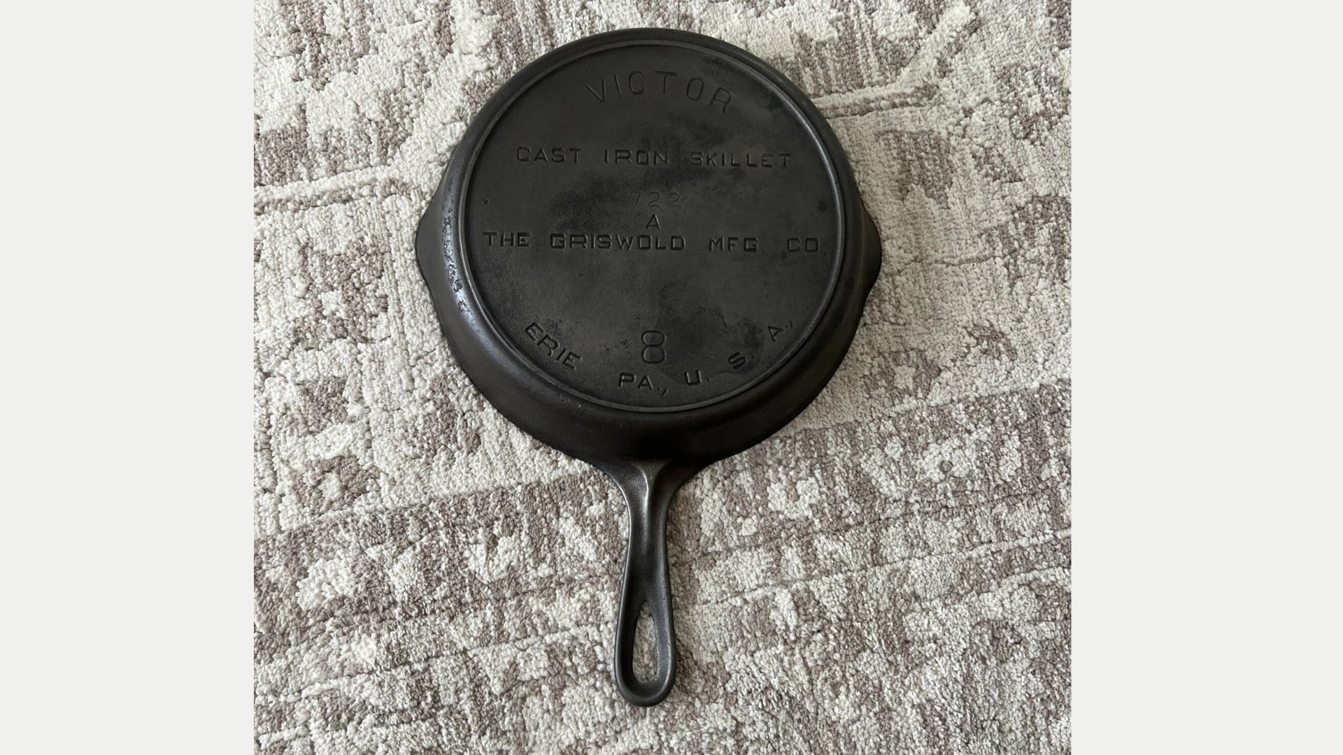 Griswold No. 8 cast-iron skillets