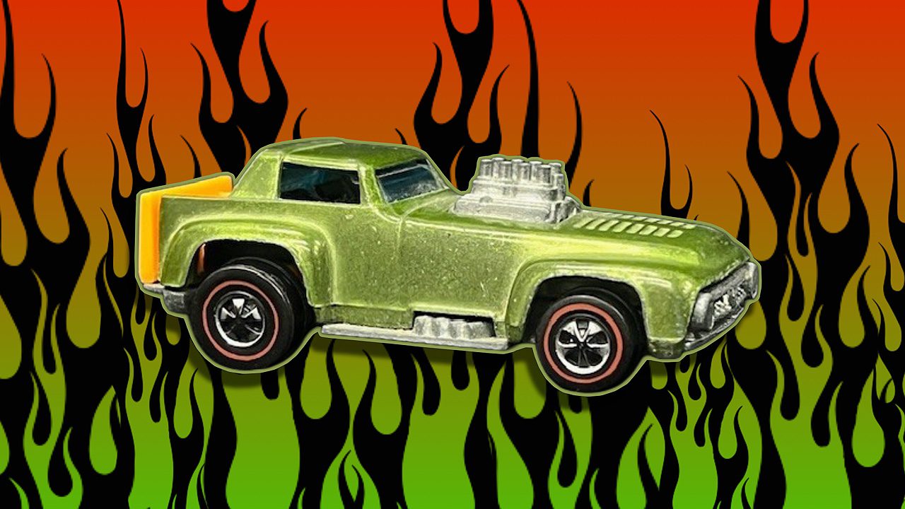 Vintage Hot Wheels Redline SHORT ORDER 1970 Green Apple