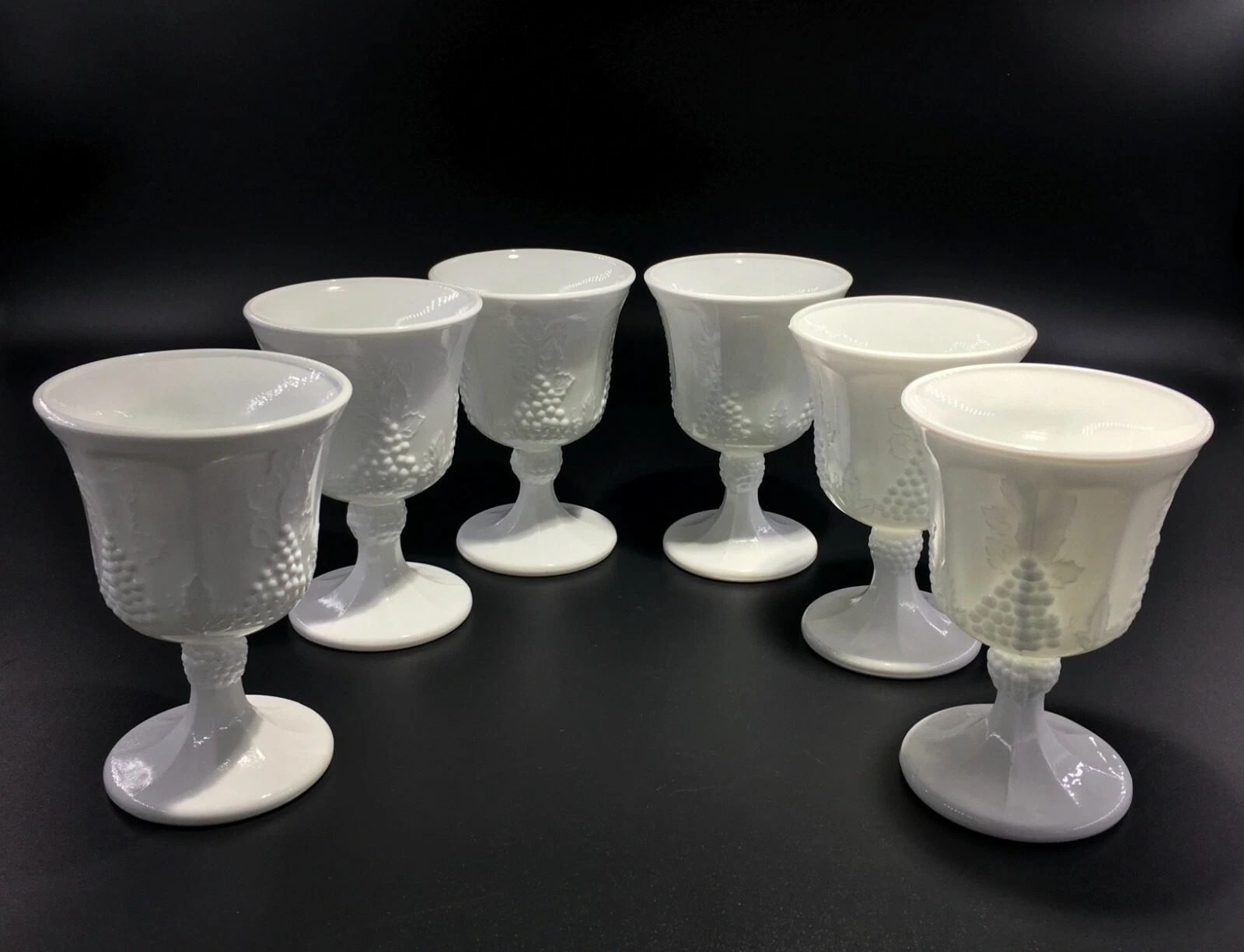 Indiana Harvest Milk Glass
