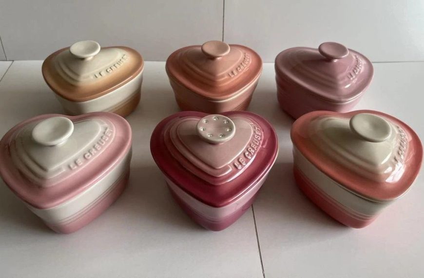 Le Creuset Ramcan d'Amour L Limited Pink 6 Colors Summary 6 Pieces