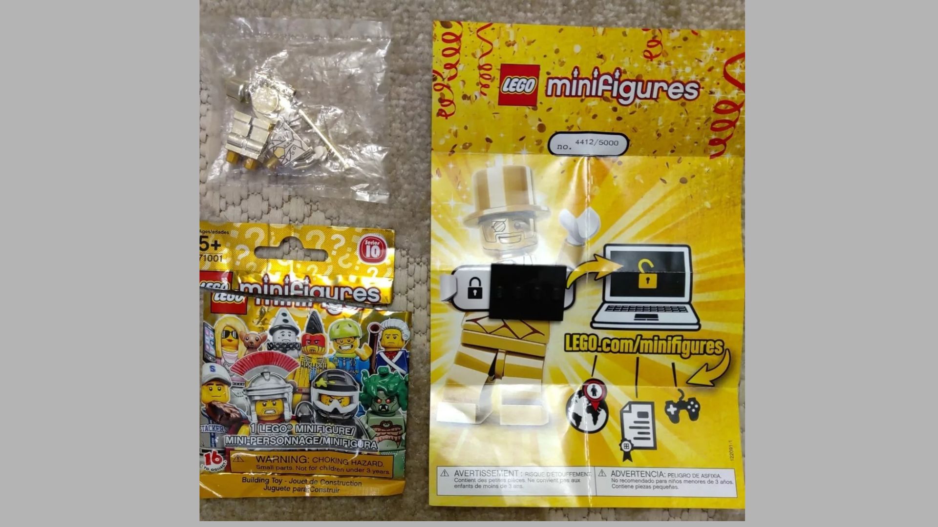 Mr. Gold Minifigure 71001
